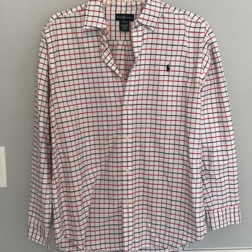 Polo button down collar shirt